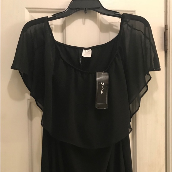 ‼️Bundle & Save‼️ MSK Black Dress NWT Sz M - Picture 3 of 6